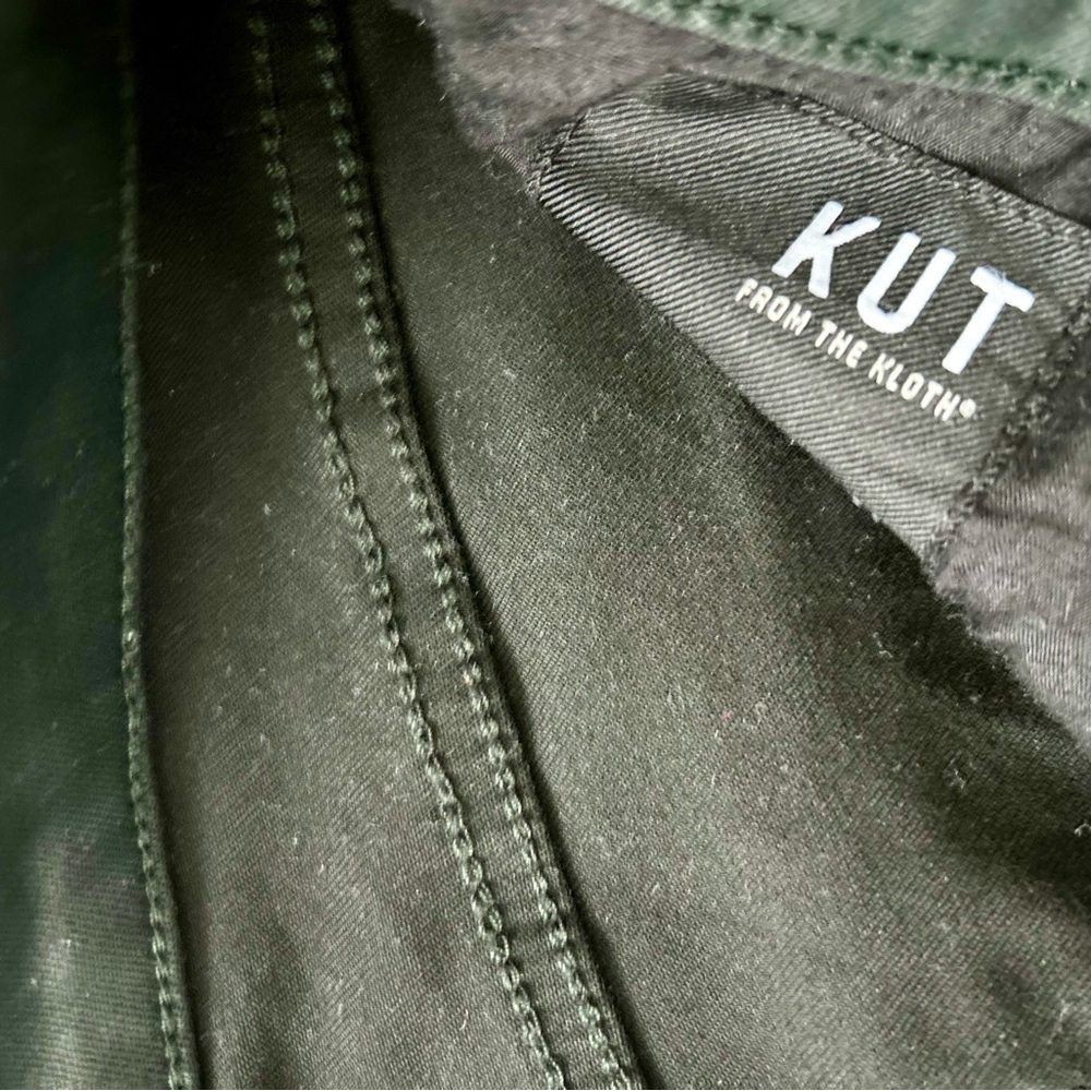 Kut from the Kloth Green Coated Jeans - Picture 4 of 6